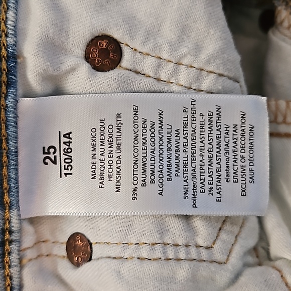 Polo Ralph Lauren Skinny Crop Bleached Woman's Jeans. Sz: 25. EUC - Picture 9 of 12